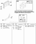 Part Location Diagram of 715600 Briggs and Stratton Muffler